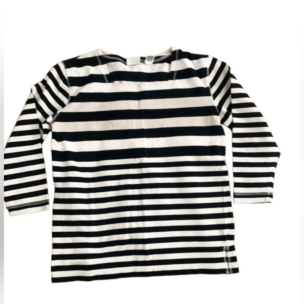 Villager Sports | Liz Claiborne Vintage Stripped Black and White Thick Thin